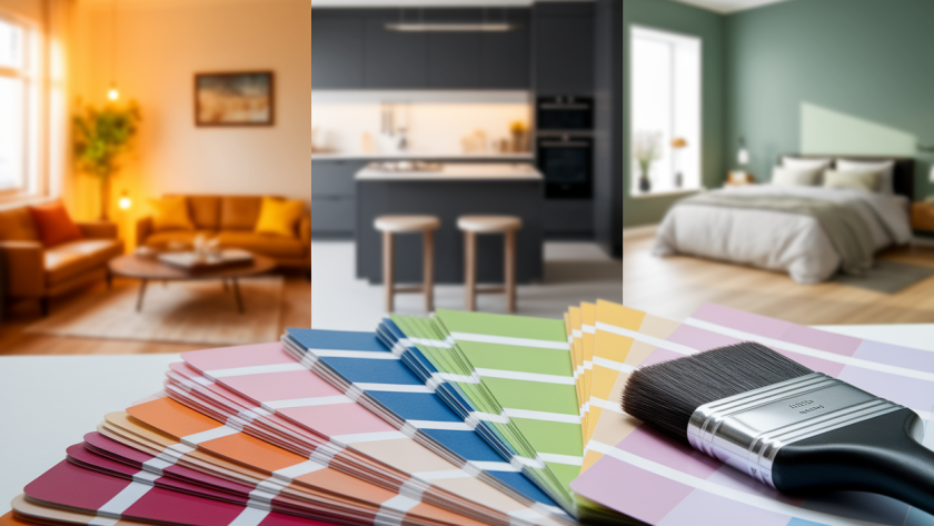 Travaux de peinture : choisir les bonnes finitions selon les pièces de votre maison