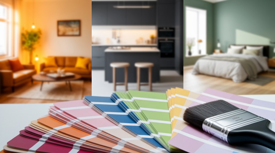 Travaux de peinture : choisir les bonnes finitions selon les pièces de votre maison